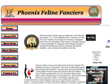 Tablet Screenshot of phxfeline.com